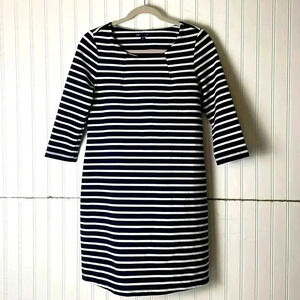 GAP Navy Stripped Long Sleeves Dress. Size Small. Casual, work wear, vacation